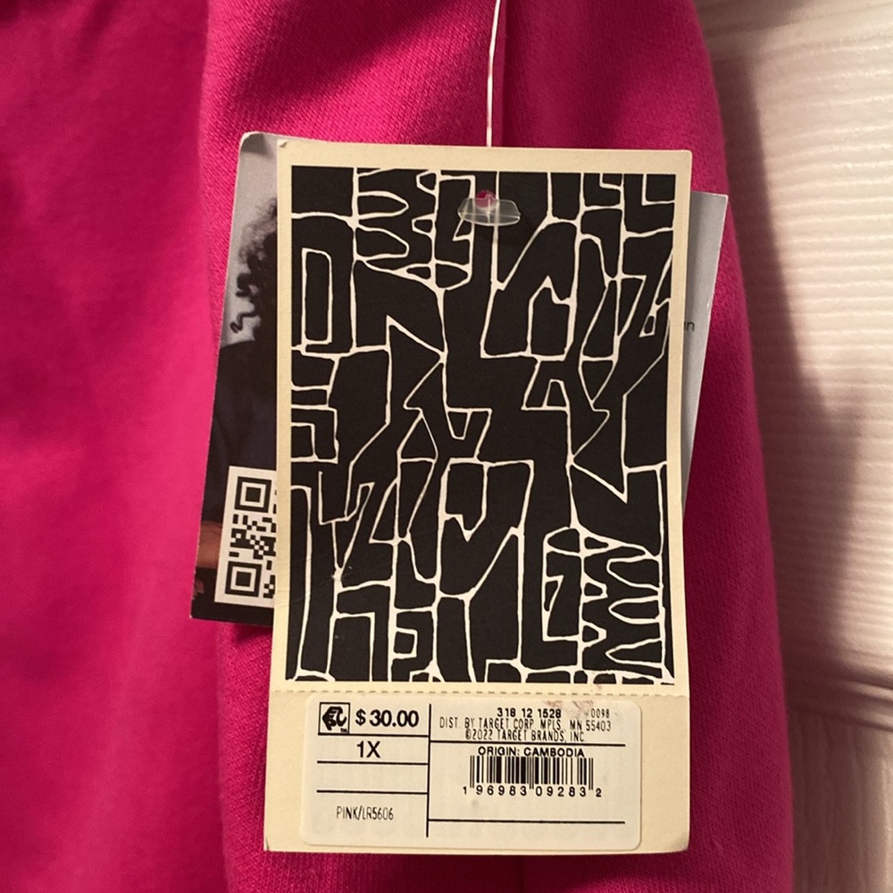 Brand New Sammy B Pink Wavy Structured Skirt…size 1X - Picture 5 of 5